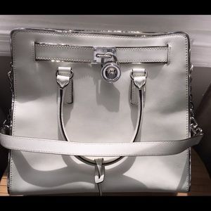 Michael Kors Tote with Silver Trim and accents